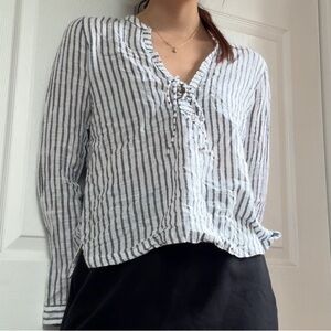 striped blouse